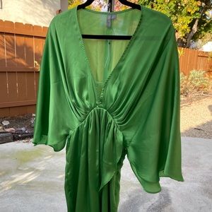 ASOS kimono satin dress